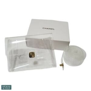 Chanel Makeup Clear Mini Belt Bag Transparent PVC Pouch Bum Bag Rare ~ NEW!!